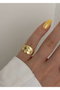 Heliophilia Silver Anillo de Cuerpo de Latón Dorado Ajustable